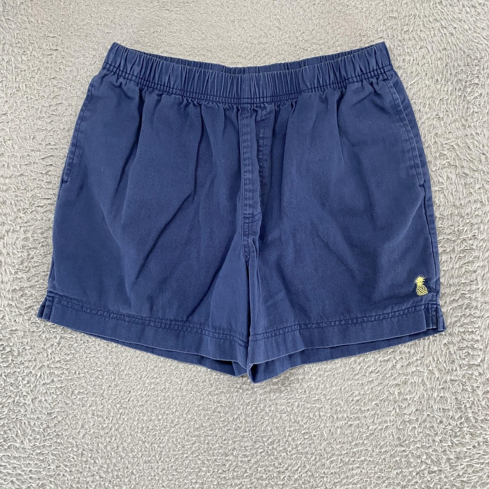 Chubbies Dad Shorts Mens Small Cotton Chino 5 Inch Inseam Elastic Waist Beach